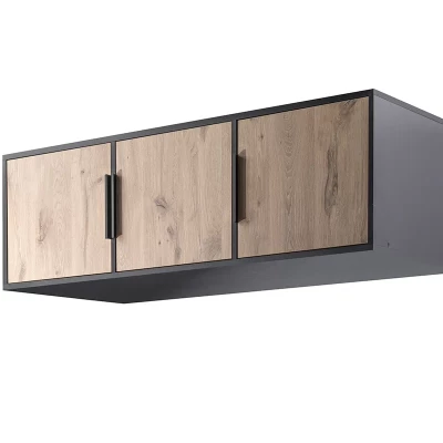 Kleiderschrankerweiterung 149 SAIDA – Schwarz/Viking Oak
