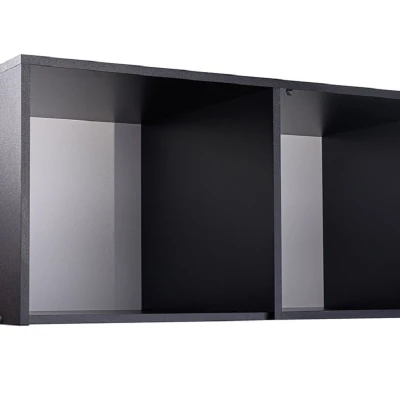 Kleiderschrank-Anbau 100 SAIDA - schwarz / Viking Eiche