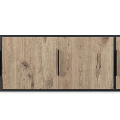 Kleiderschrankerweiterung 196 SAIDA – Schwarz/Viking Oak