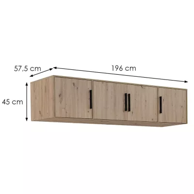 Kleiderschrankerweiterung 196 NALINA – Artisan-Eiche