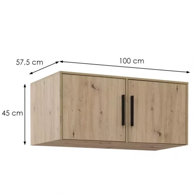 Kleiderschrankerweiterung 100 NALINA – Artisan-Eiche