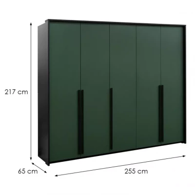 Kleiderschrank 255 ZULA - grün