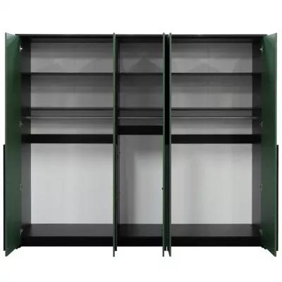 Kleiderschrank 255 ZULA - grün