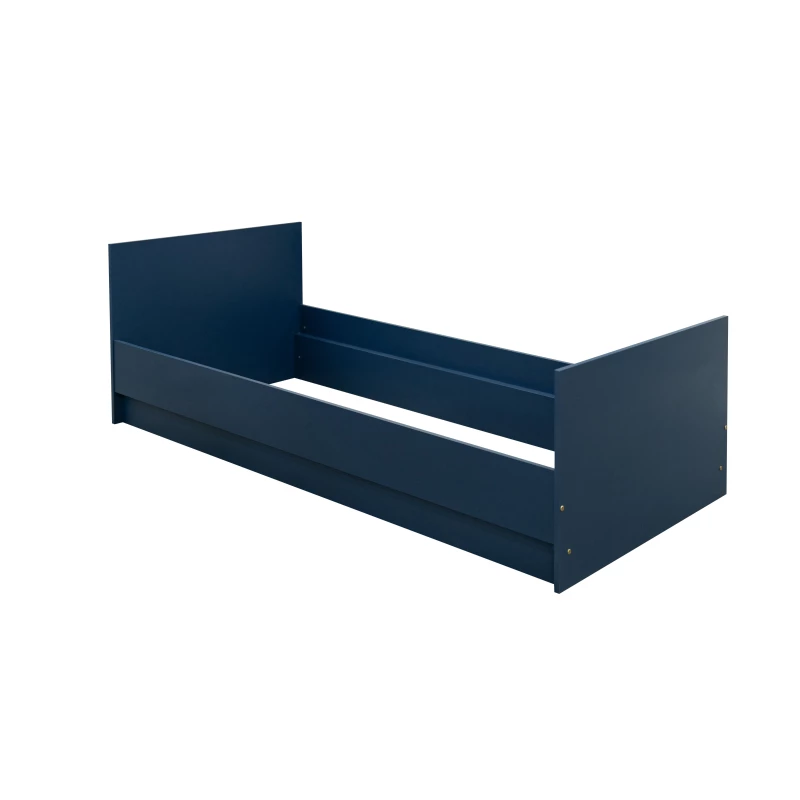 Bett für Studentenzimmer 90x200 JOELE - blau