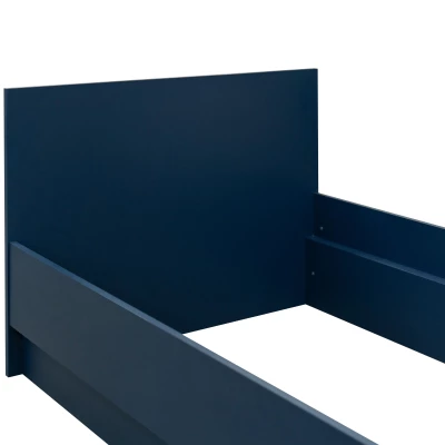 Bett für Studentenzimmer 90x200 JOELE - blau