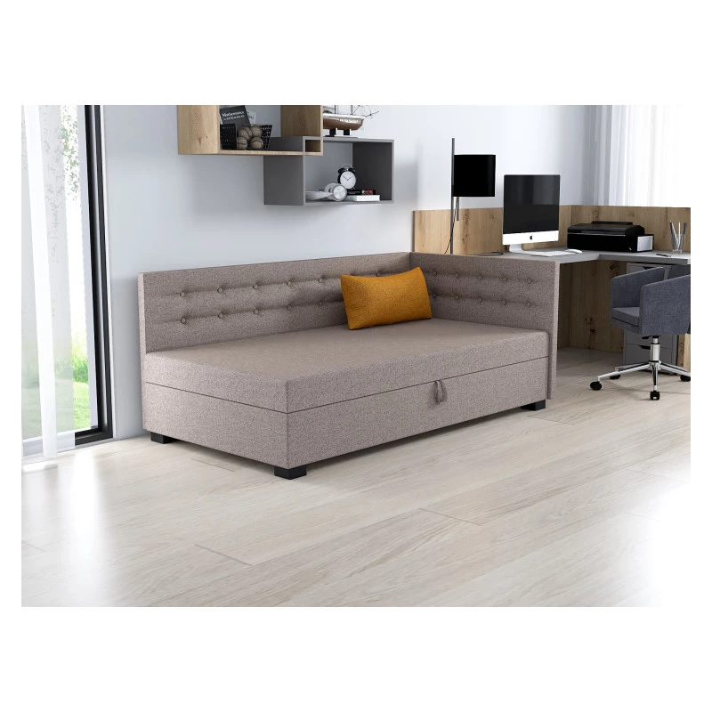Einzelbett 80x195 NENCI PLUS 1 - beige