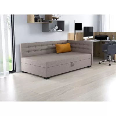 Einzelbett 80x195 NENCI PLUS 1 - beige