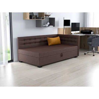 Einzelbett 80x195 NENCI PLUS 1 - braun