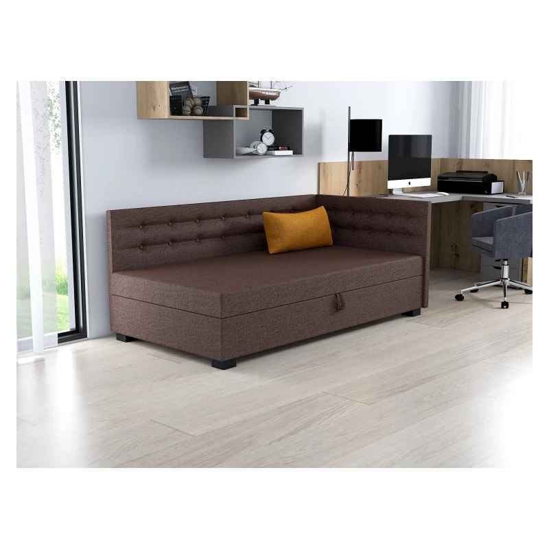 Einzelbett 80x195 NENCI PLUS 1 - braun