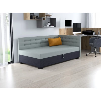 Einzelbett 80x195 NENCI PLUS 1 - mint / graphit