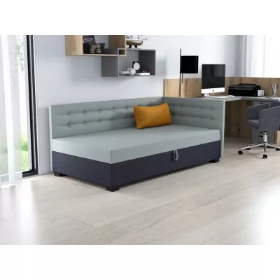 Einzelbett 80x195 NENCI PLUS 1 - mint / graphit