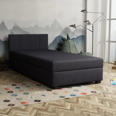 Einzelbett 100x195 NAYLA 2 - schwarz