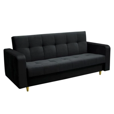Sofa mit Stauraum SELENA - schwarz