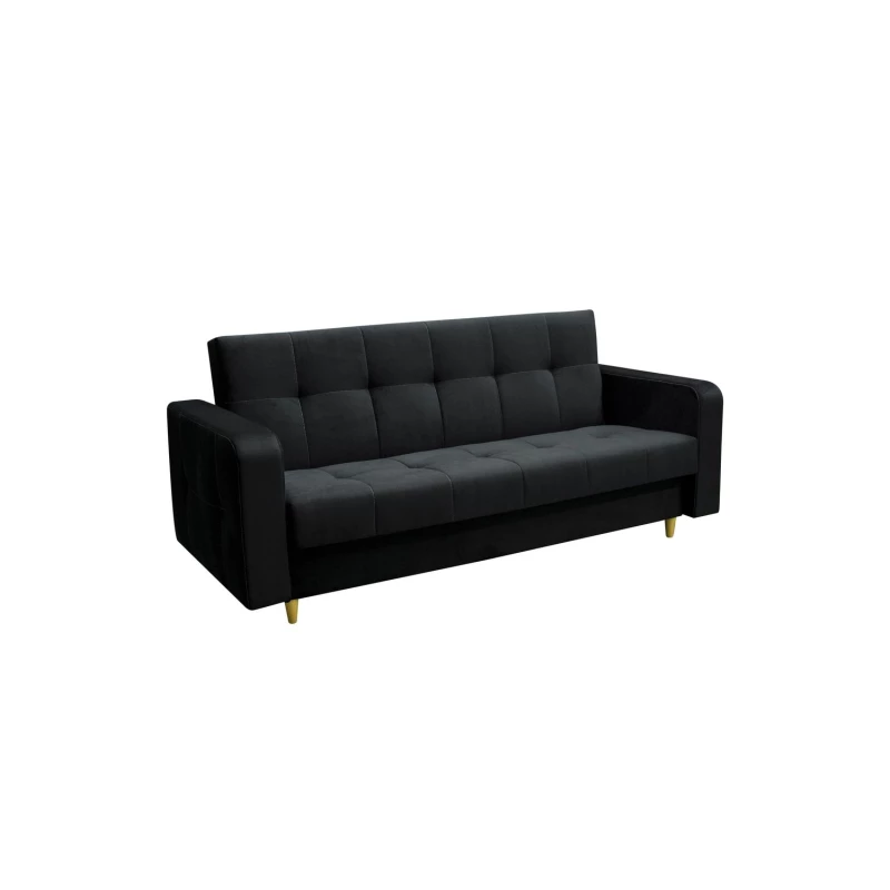 Sofa mit Stauraum SELENA - schwarz