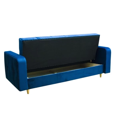 Sofa mit Stauraum SELENA – dunkelblau