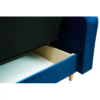 Sofa mit Stauraum SELENA – dunkelblau