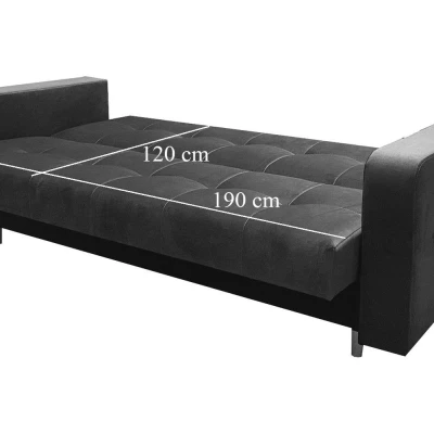 Sofa mit Stauraum SELENA – dunkelblau