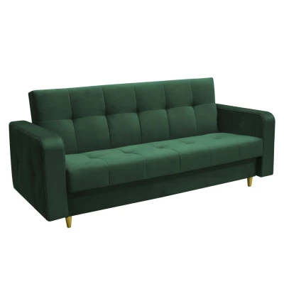 Sofa mit Stauraum SELENA – Flaschengrün