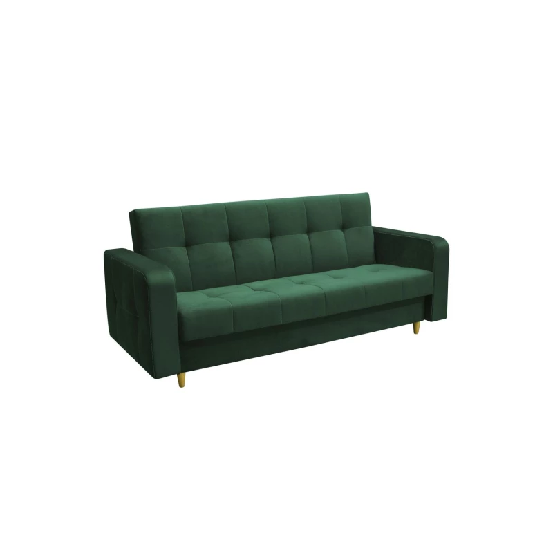 Sofa mit Stauraum SELENA – Flaschengrün