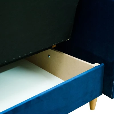 Sofa mit Stauraum SELENA – Flaschengrün