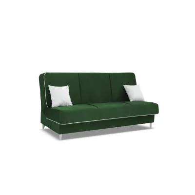 STEFANIA Schlafsofa mit Stauraum - Flaschengrün