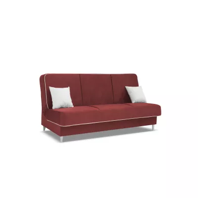 STEFANIA Schlafsofa mit Stauraum - rot
