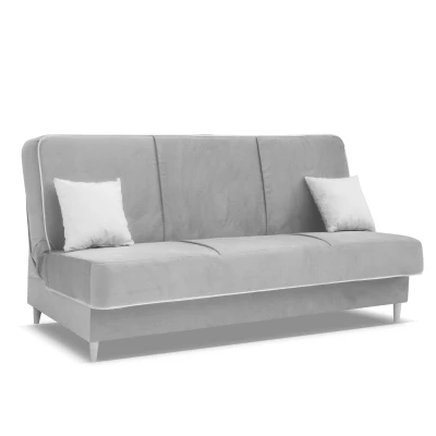 STEFANIA Schlafsofa mit Stauraum - grau