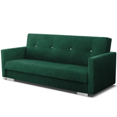 Schlafsofa OFELIJA – Flaschengrün