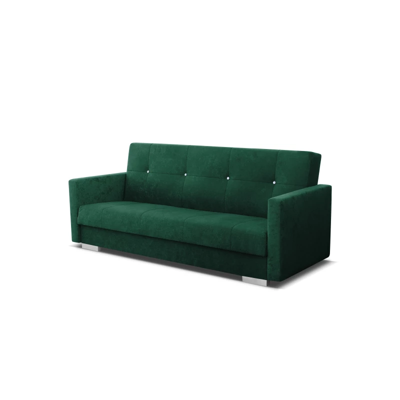 Schlafsofa OFELIJA – Flaschengrün