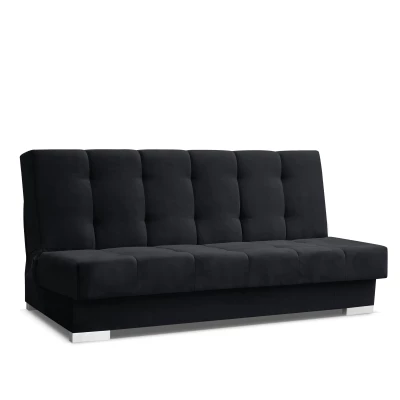 GAMBI Schlafsofa mit Stauraum – schwarz