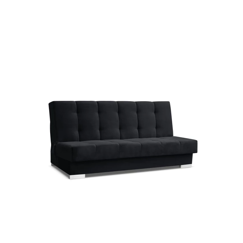 GAMBI Schlafsofa mit Stauraum – schwarz