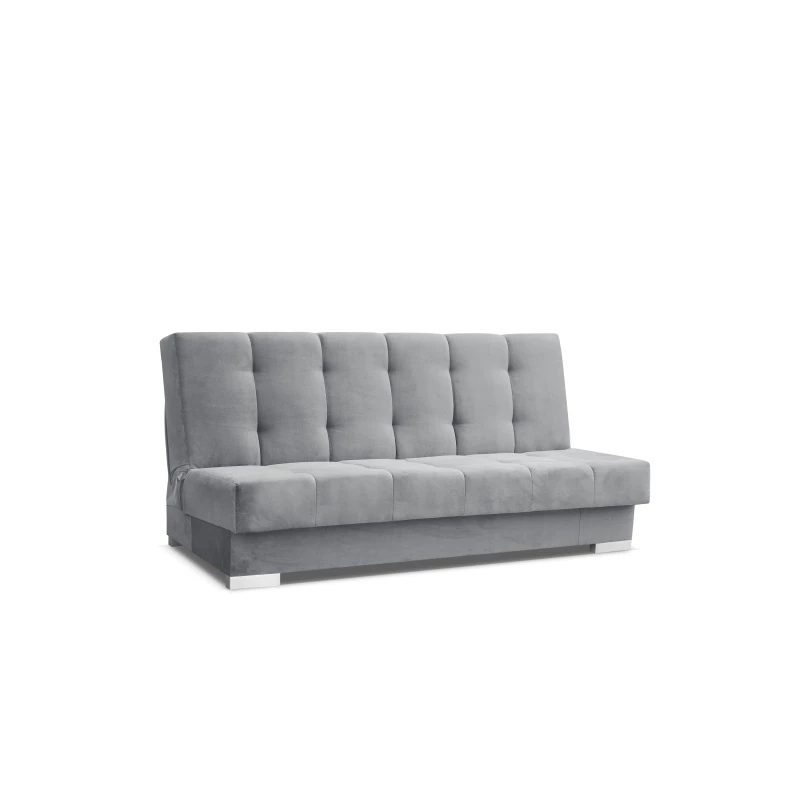 GAMBI Schlafsofa mit Stauraum – grau