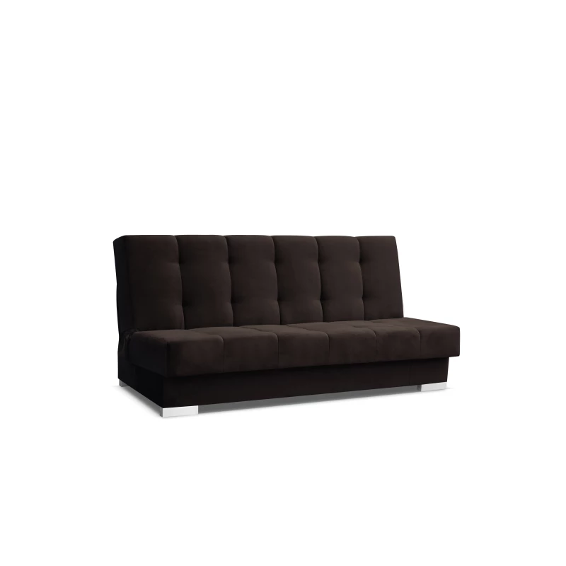 GAMBI Schlafsofa mit Stauraum – dunkelbraun