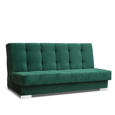 GAMBI Schlafsofa mit Stauraum – Flaschengrün