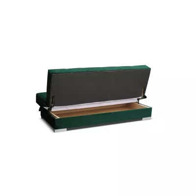 GAMBI Schlafsofa mit Stauraum – Flaschengrün