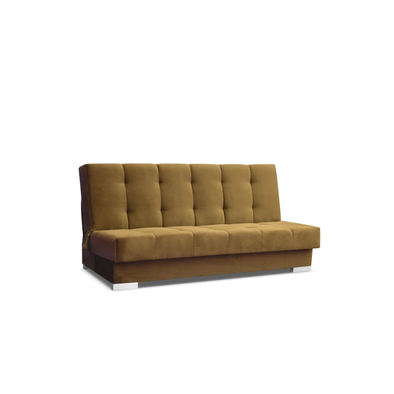 GAMBI Schlafsofa mit Stauraum - Senfgelb