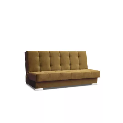 GAMBI Schlafsofa mit Stauraum - Senfgelb