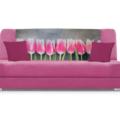Schlafsofa BIRMA - rosa / tulpenfarben