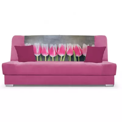 Schlafsofa BIRMA - rosa / tulpenfarben