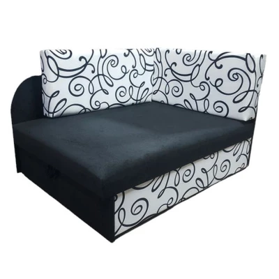 Kinderschlafsofa FATAJA - schwarz / Muster 6