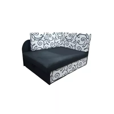 Kinderschlafsofa FATAJA - schwarz / Muster 6