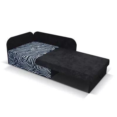Kinderschlafsofa FATAJA - rot / Muster 4