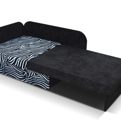 Kinderschlafsofa FATAJA - grün / Muster 3