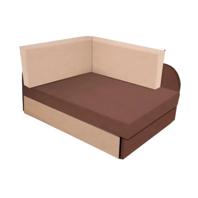 Kinderschlafsofa FATAJA - braun/beige