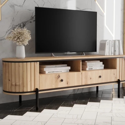 TV-Ständer TEYO – 180 cm, Artisan-Eiche