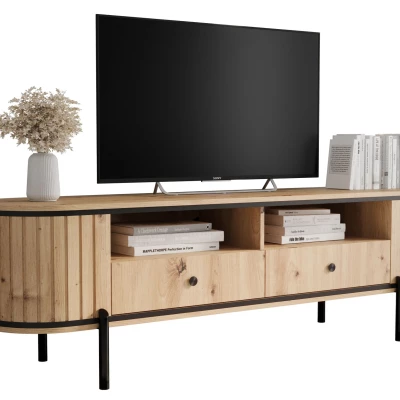 TV-Ständer TEYO – 180 cm, Artisan-Eiche