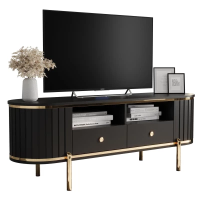 TV-Ständer TEYO - 150 cm, schwarz