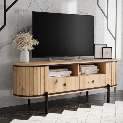 TV-Ständer TEYO – 150 cm, Artisan-Eiche