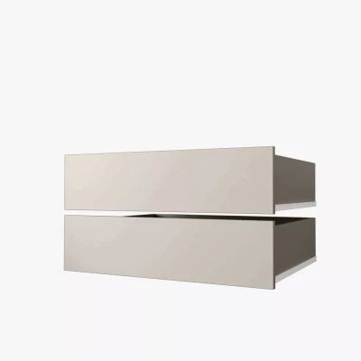2er-Set Schubladen für einen 50 cm tiefen Kleiderschrank LORENA – Kaschmir