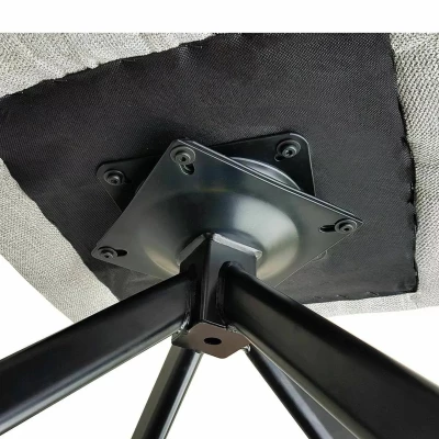 PARAS gepolsterter Esszimmerstuhl - schwarz / oliv